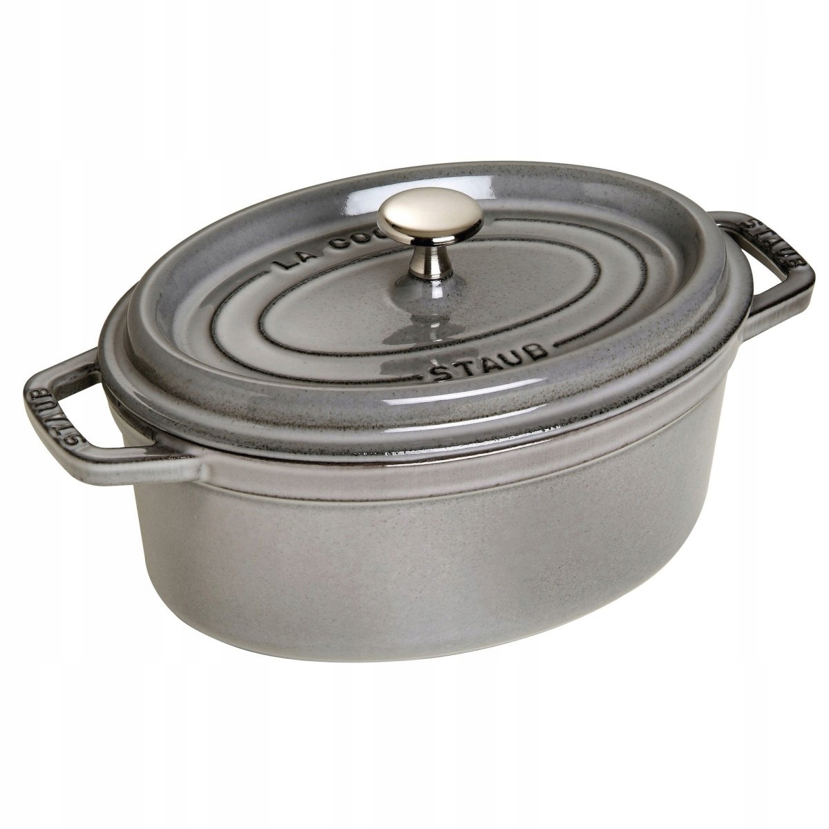 Hrniec Staub La Cocotte Oválny 2.35 l Grafitový s krytom