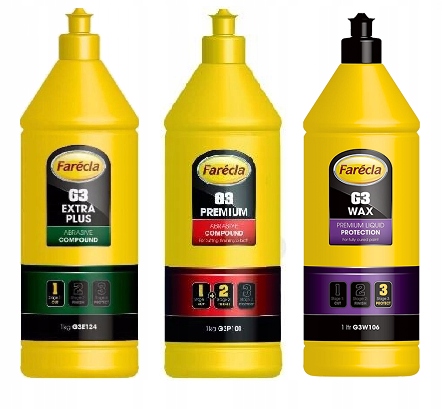 

Farecla G3 Zestaw Polerski 3x 500ML