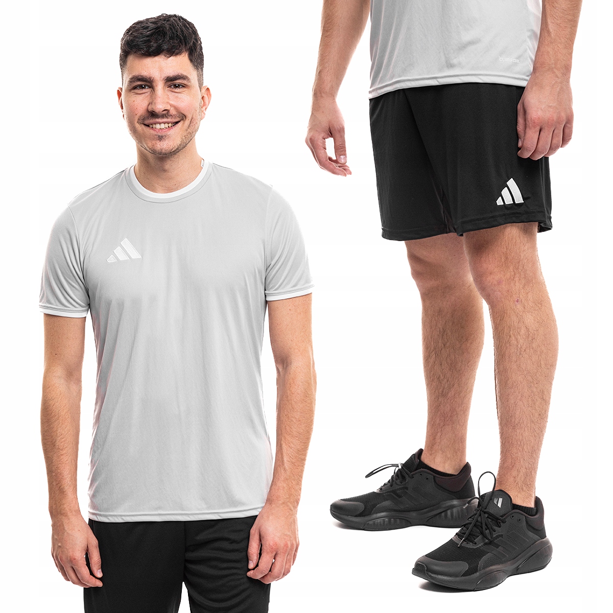 Strój Sportowy Męski adidas Entrada 26 Komplet Koszulka Spodenki roz. S