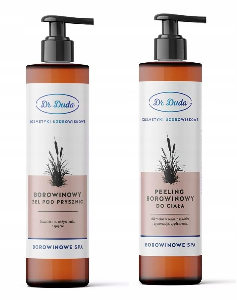 Sada borůvek Dr Duda gel peeling 2x250 ml