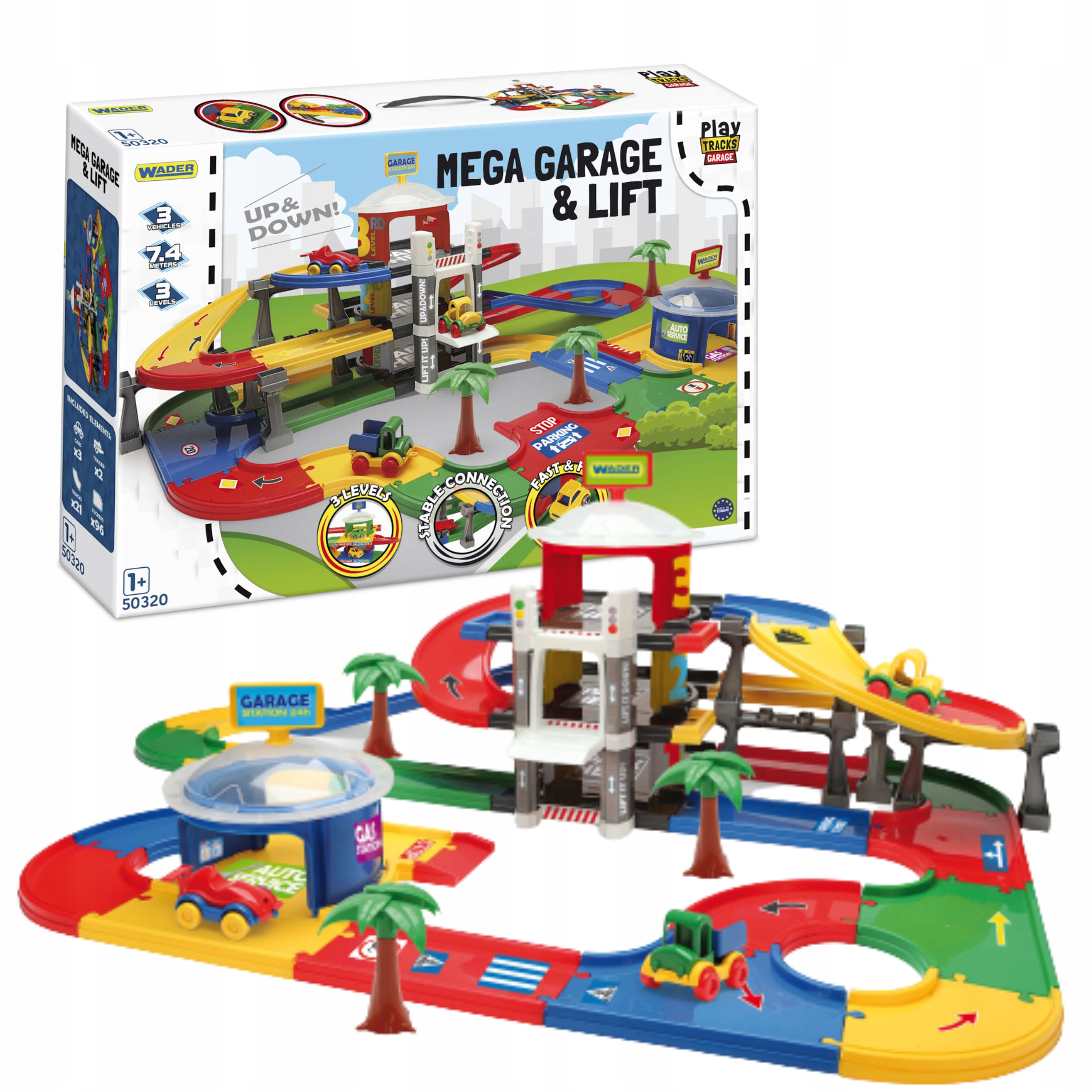 

3POZIOMOWY Garaż Winda Trasa 7,4m Wader 50320