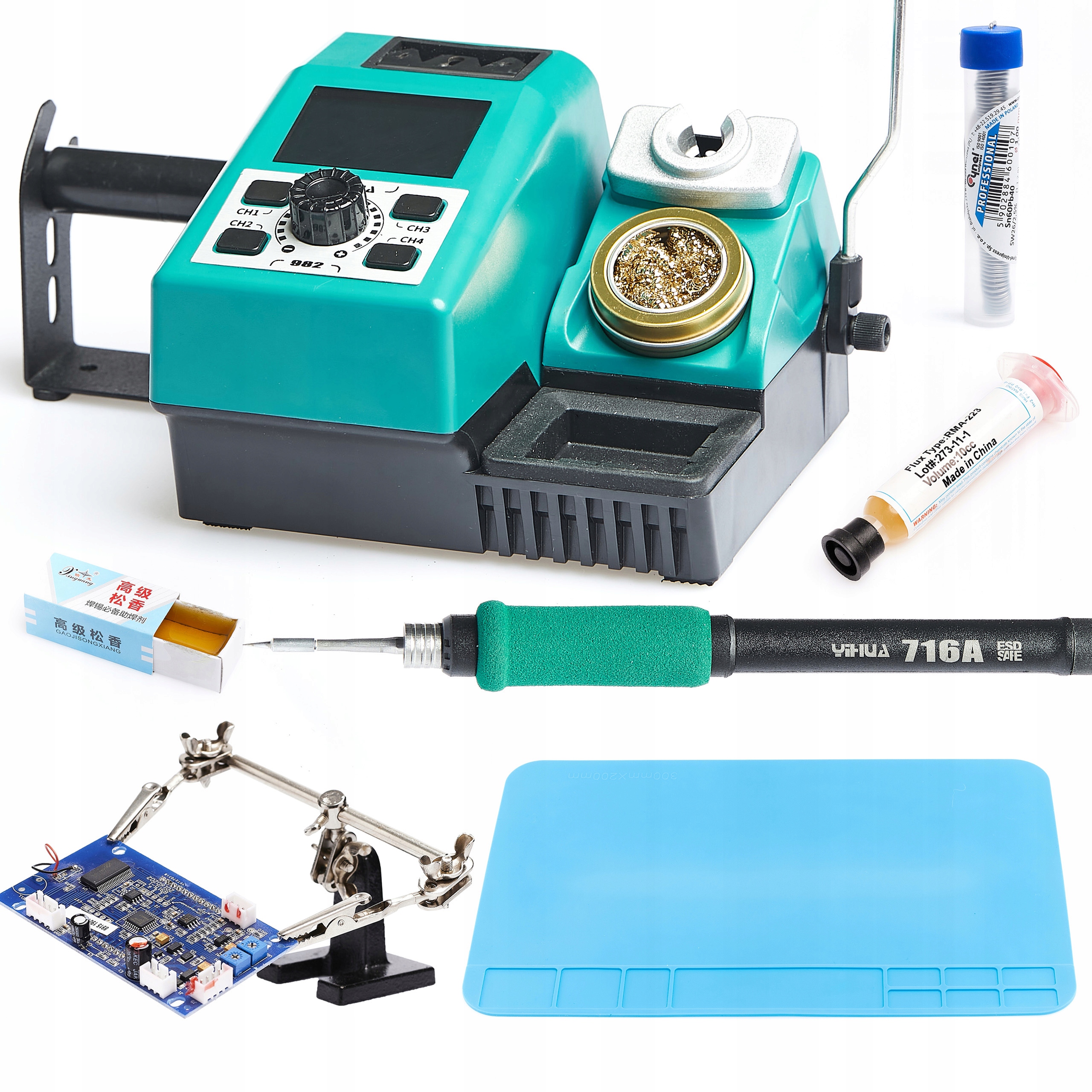 Pájecí Stanice Pájecí Pero Yihua 982 40 W Hrot C210 Sada