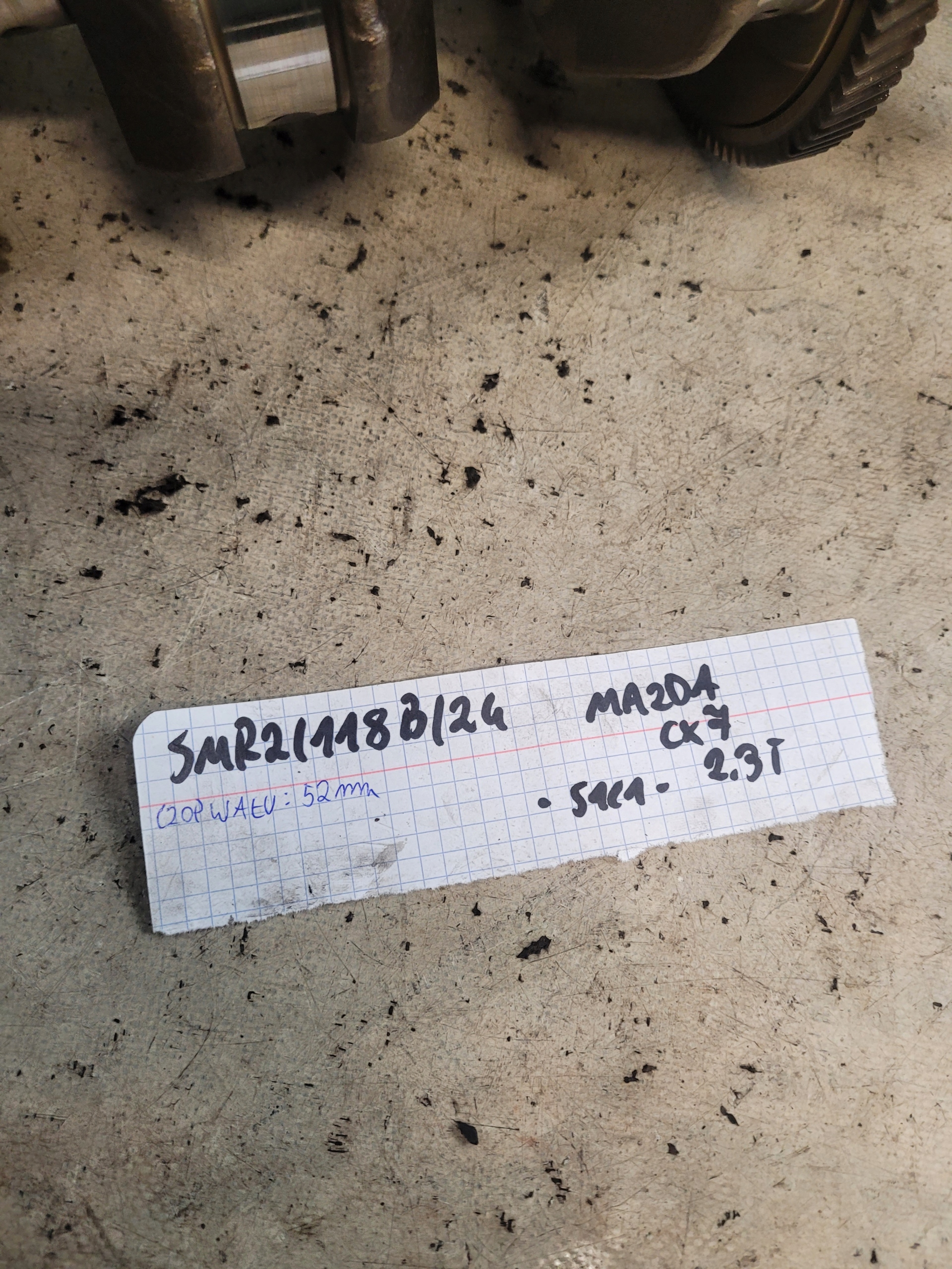 crank 76T20048 FGJHL BB96 MAZDA CX7 2.3T DiSi