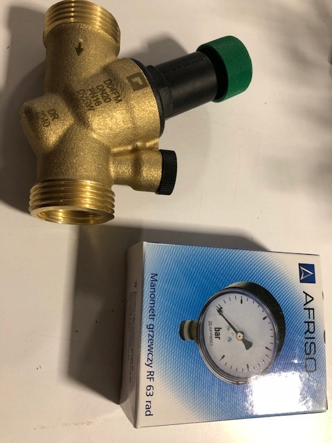 Reduktor ciśnienia wody DN20 Honeywell D04F + manometr EAN (GTIN) 4019837146658