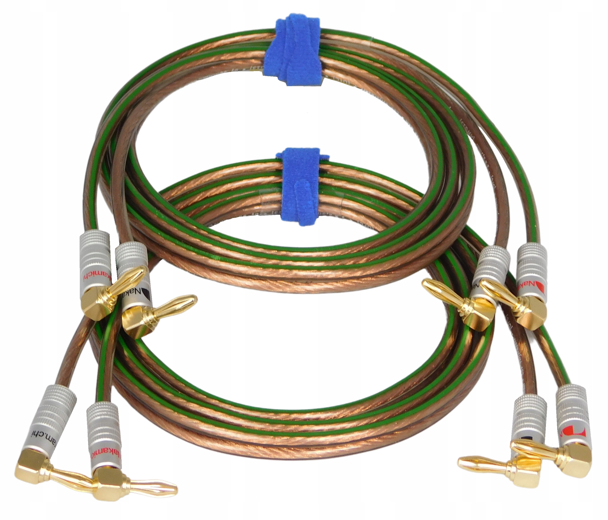 2x Sommer Orbit Głośnikowy 2,5mm Wt Bananowe 0,5m