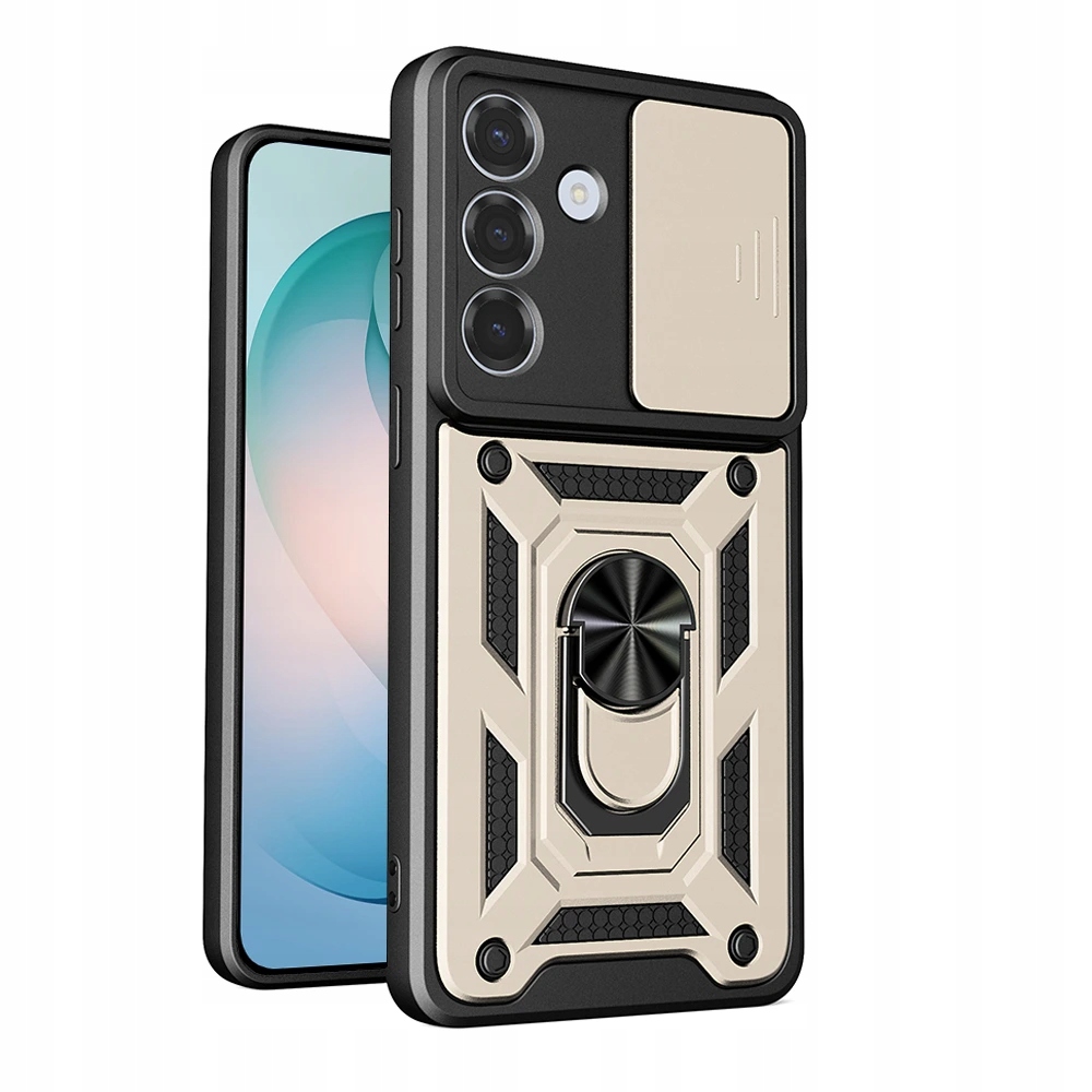 Techsuit etui z serii CamShield przesuwaną Samsung Galaxy S26 Plus złote
