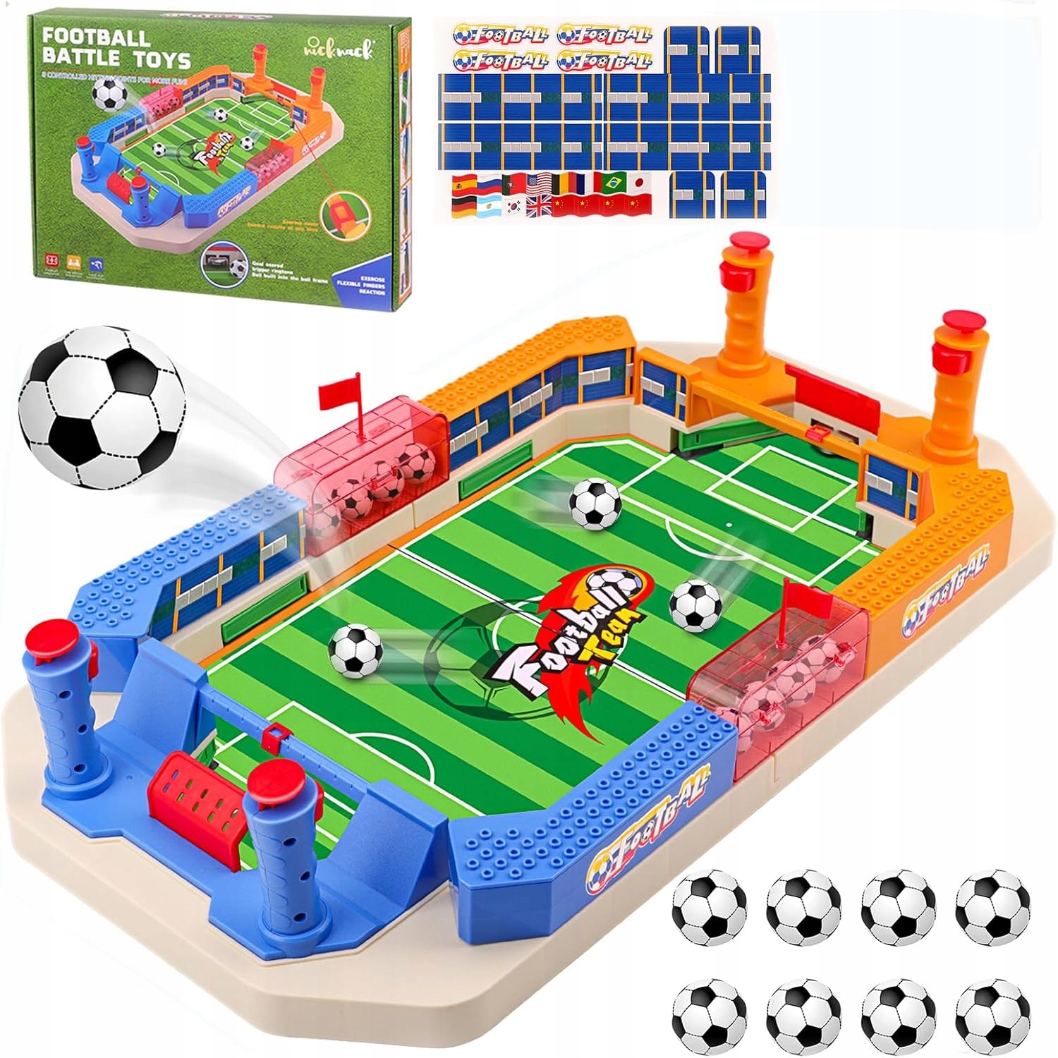 Gra planszowa Mini Gra Piłka Nożna Piłakrzyki Stołowe Dla Dzieci Składana