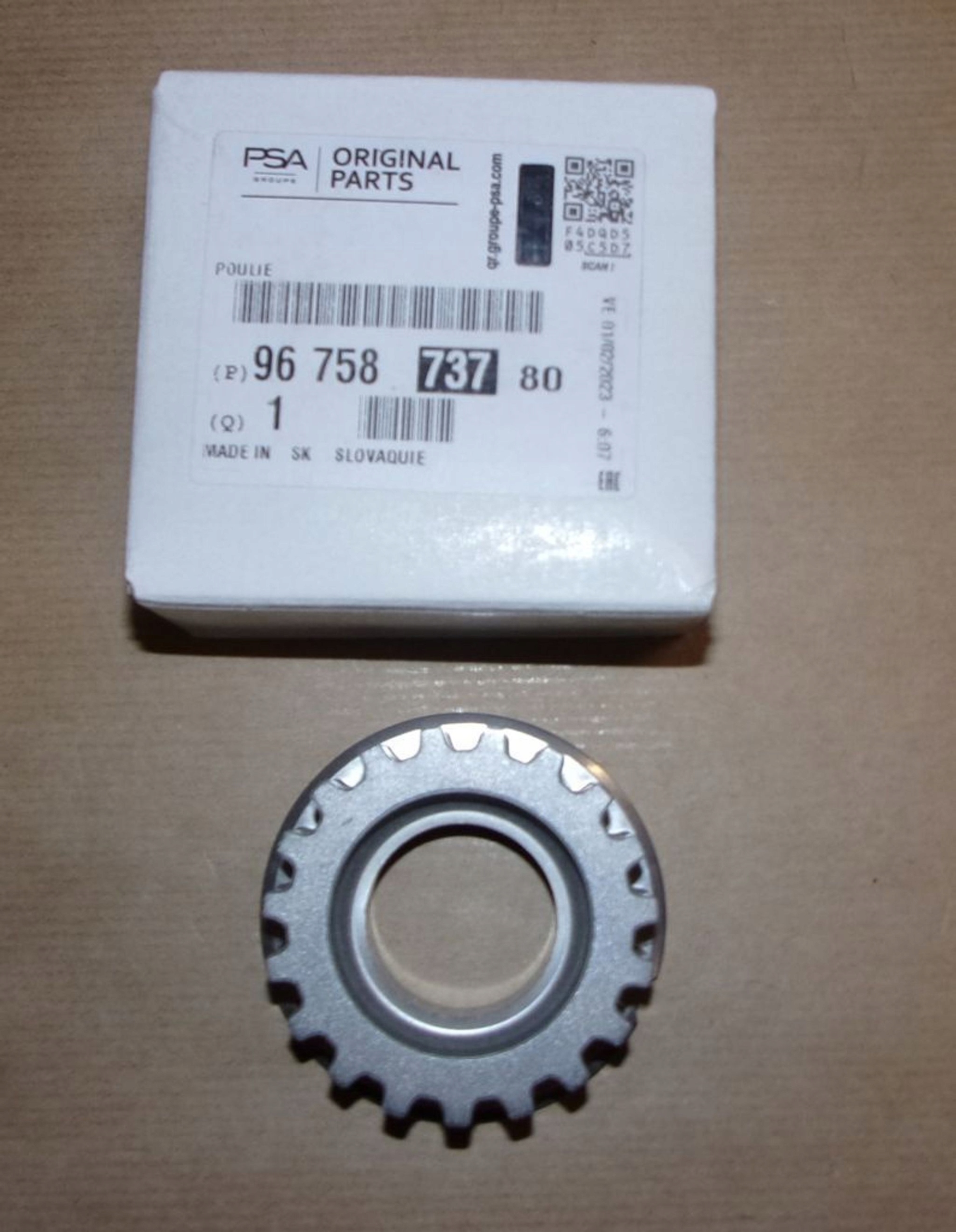 Ozubené Kolo Klikového Hřídele Berlingo III 1.2 9675873780