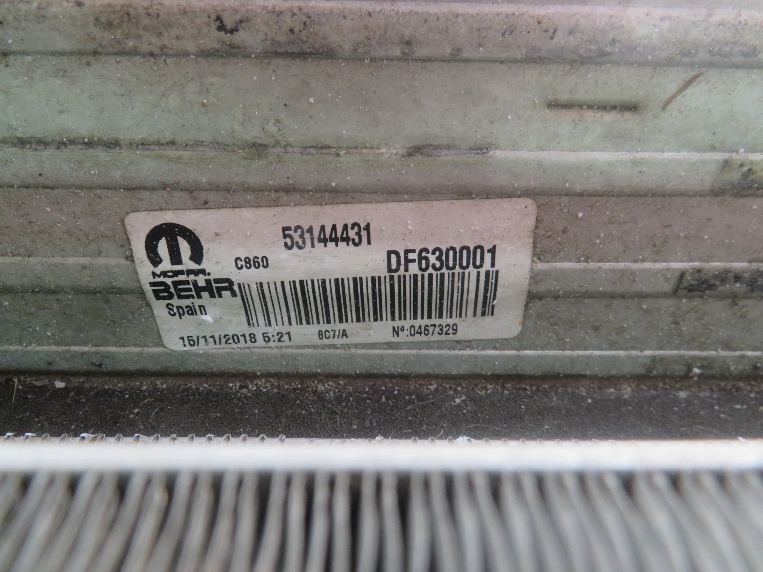 VENTOLI Radiatore / Raffreddatore BOXER JUMPER DUCATO 20R 1395853080
