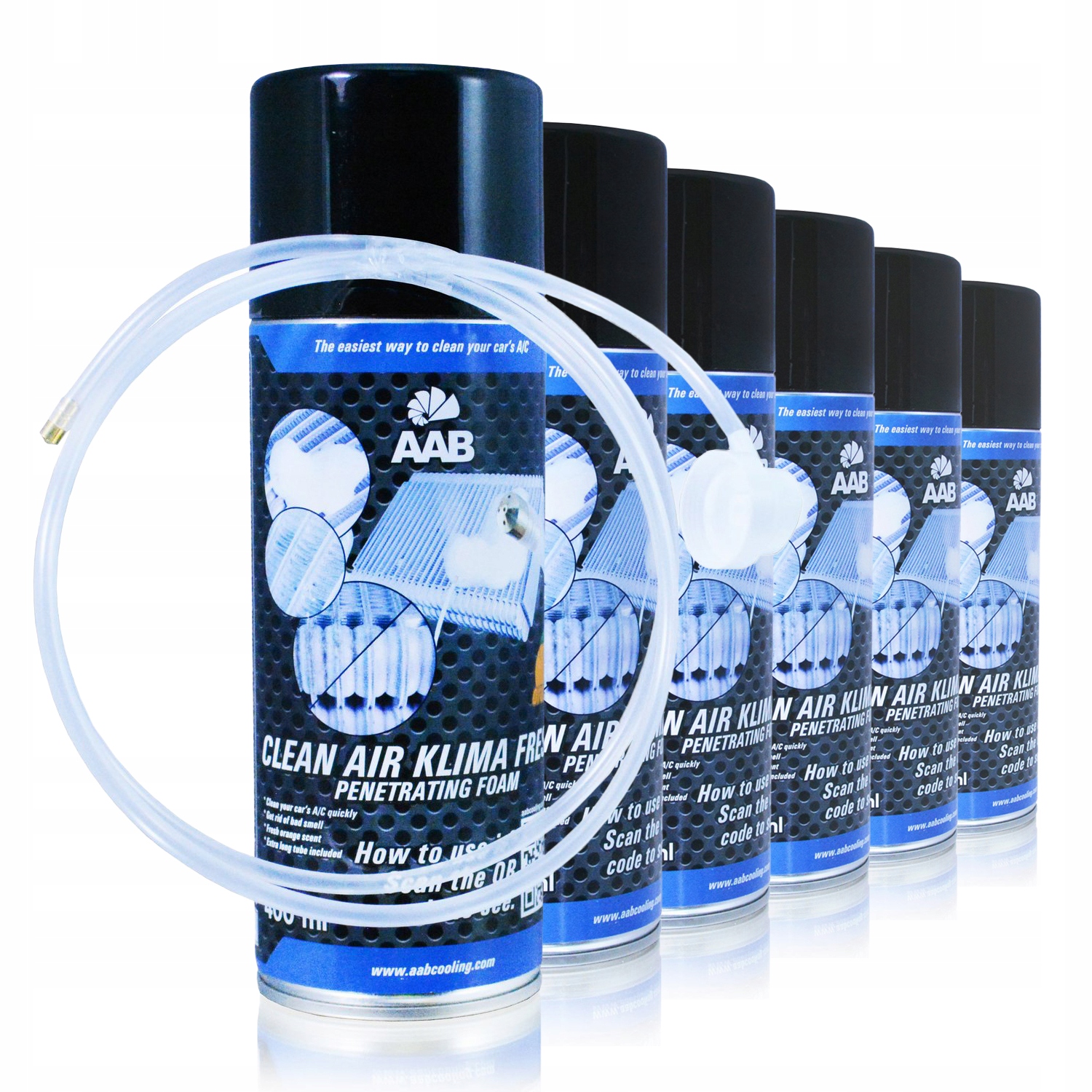 6x AAB KLIMA FRESH 400ml ODGRZYBIACZ KLIMATYZATOR