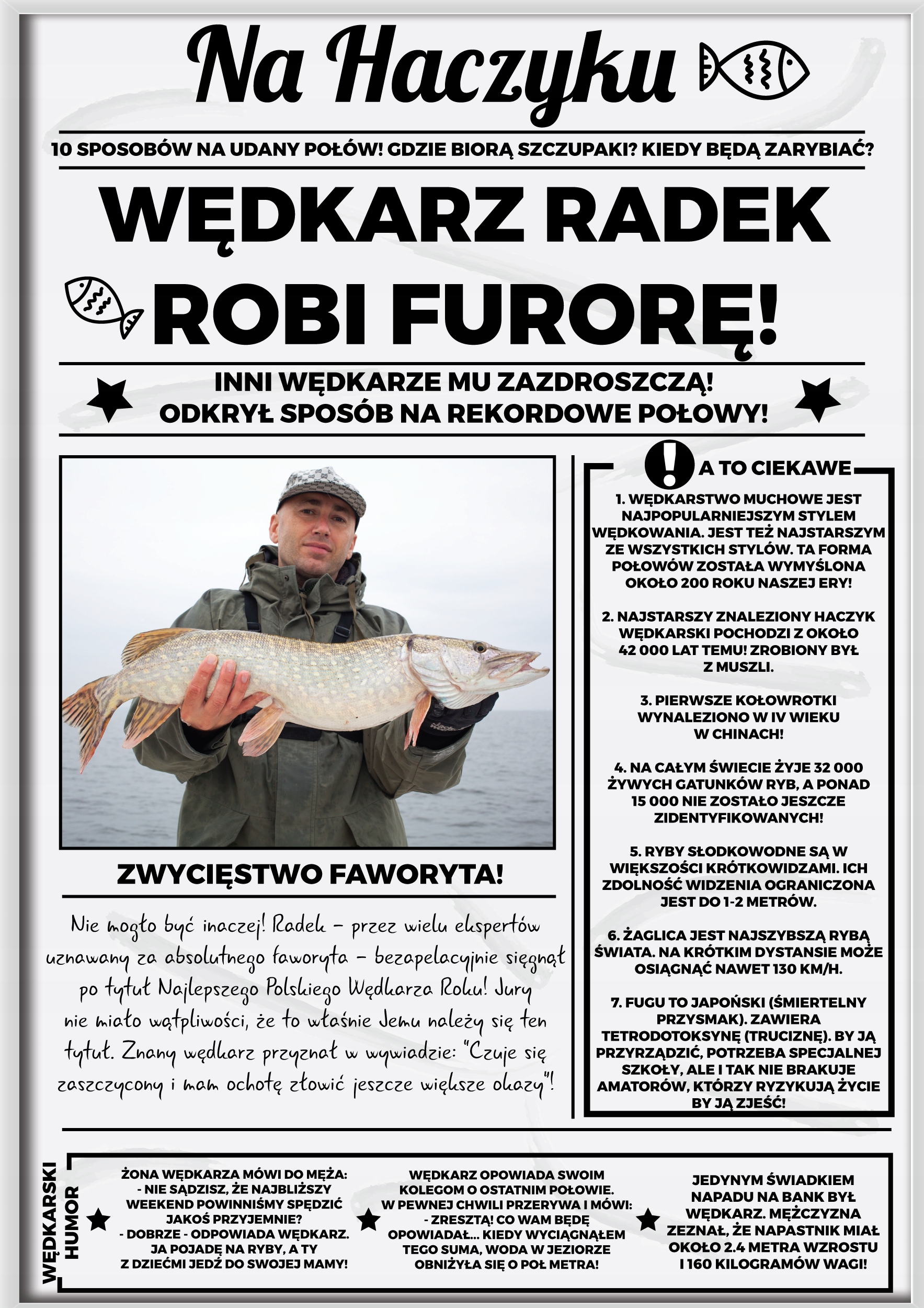 

Dla Wędkarza Plakat Gazeta