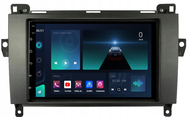 Rádio Android Mercedes W169 W906 W639 W245 Gps Wifi Usb 4GB 64GB Modem Sim