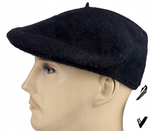 Pánská baretová Čepice Block Headwear 57/58 cm Černý Bez hladká, teplá