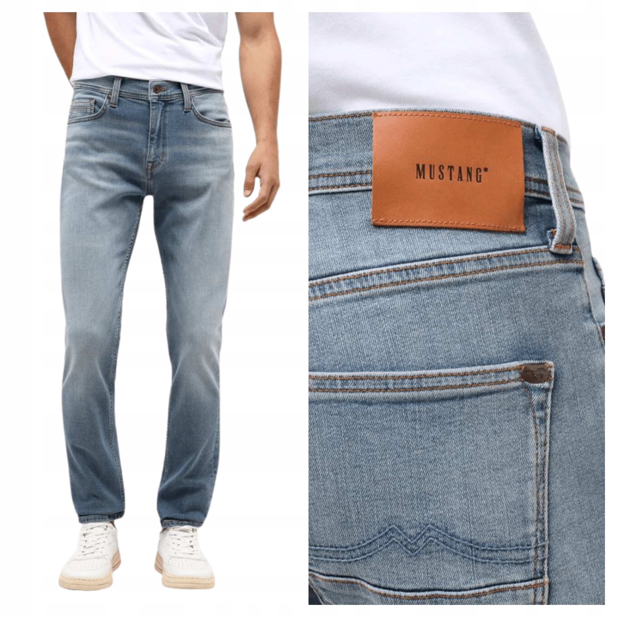 Mustang Vegas Slim W36 L30 Pánské džínové kalhoty džíny Přiléhavé