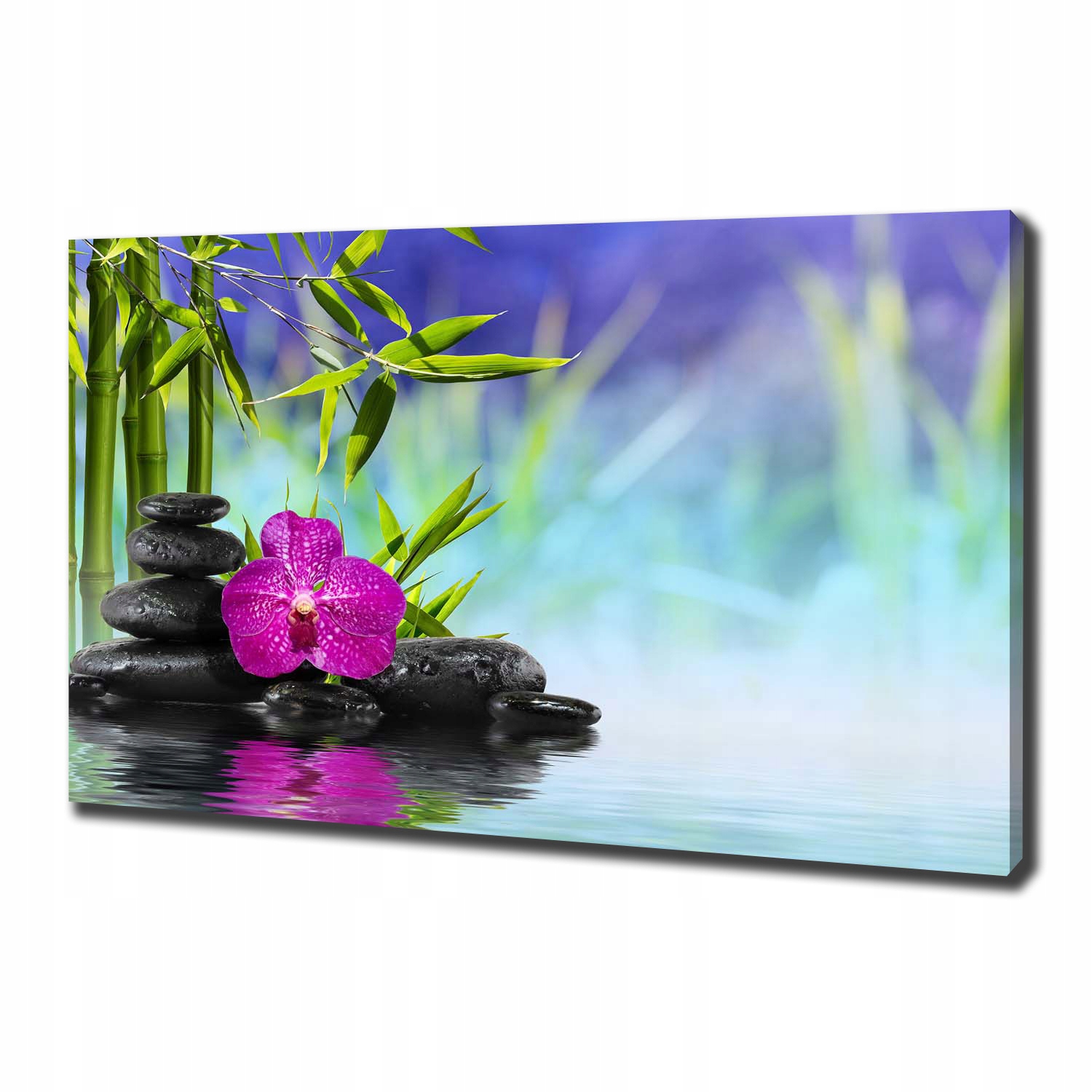 

Foto obraz na płótnie Orchidea bambus 100x70 cm