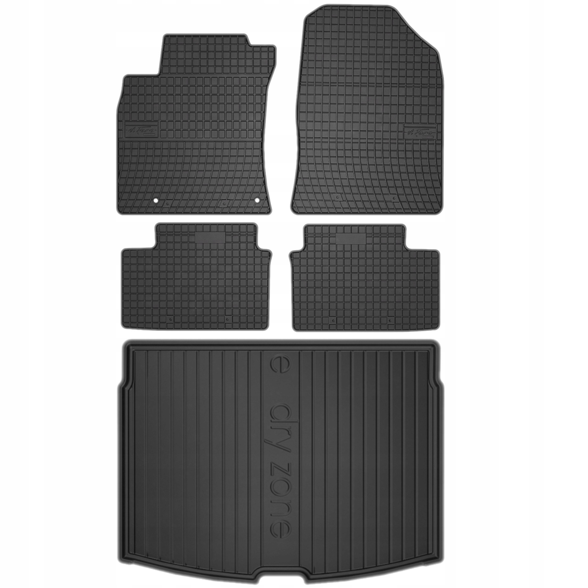 Gumové rohože rohož batožinového priestoru Ceed 3 hatchback 18 horná podlaha