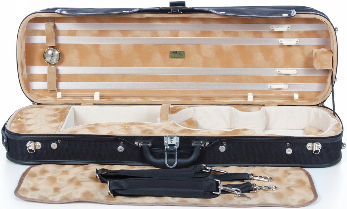 Houslové pouzdro na housle Classic 4/4 M-case Černá Medové skvrny