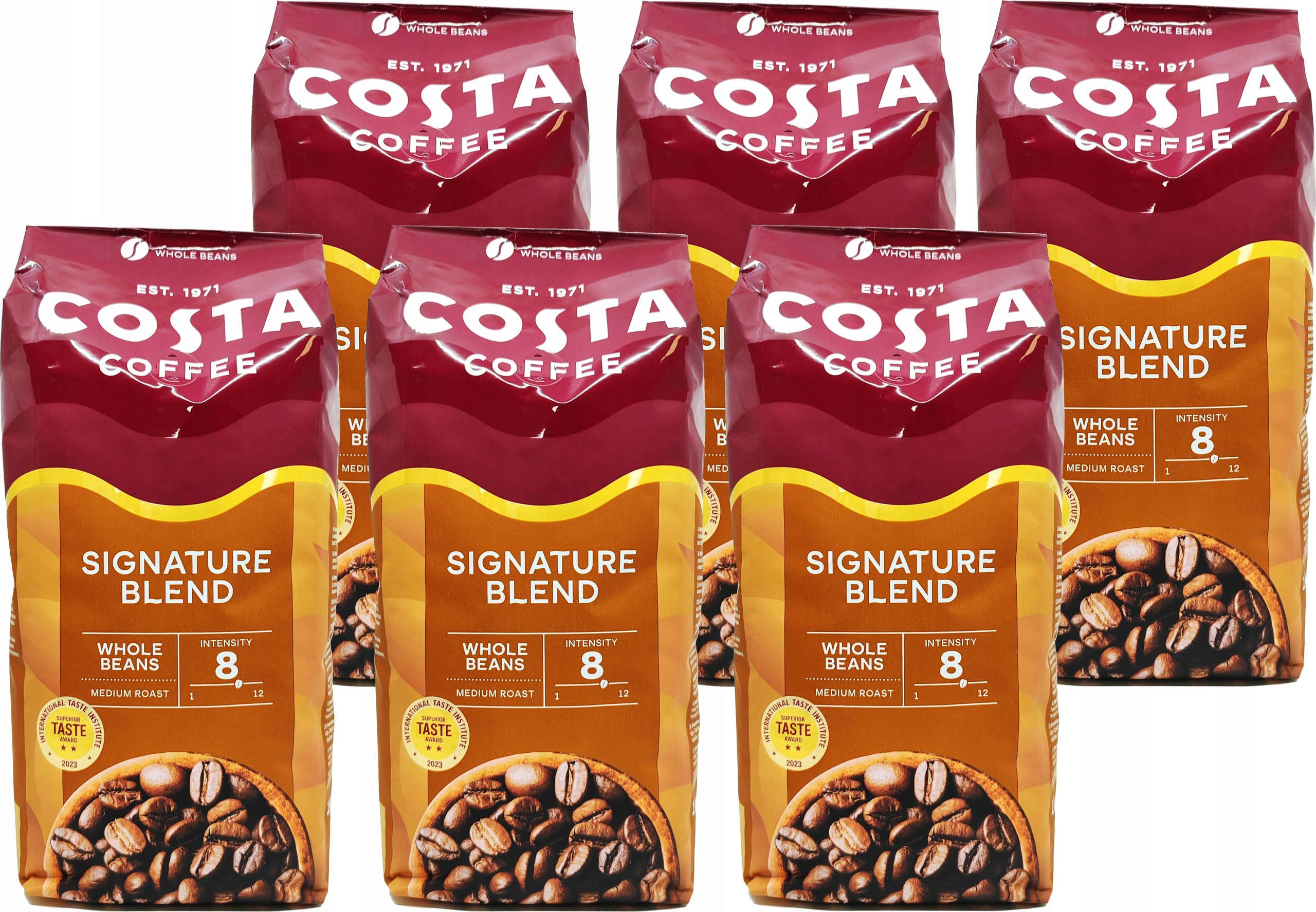 Kawa ziarnista Costa Signature Blend Medium Roast 6 x 1000g