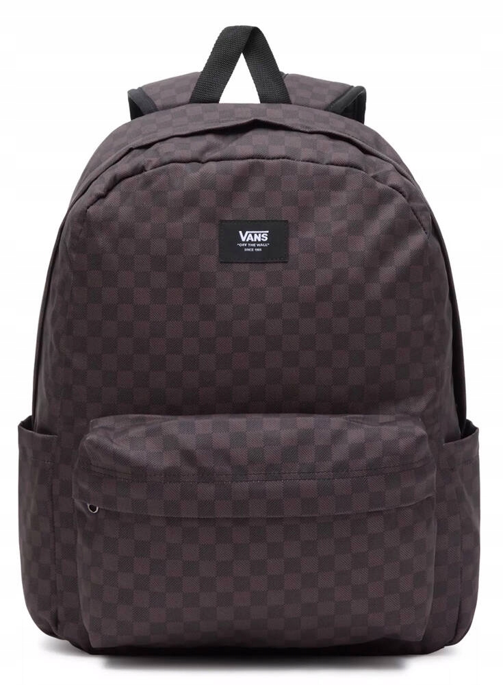 Batoh do školy Vans Old Skool Check Backpack černý/charcoal
