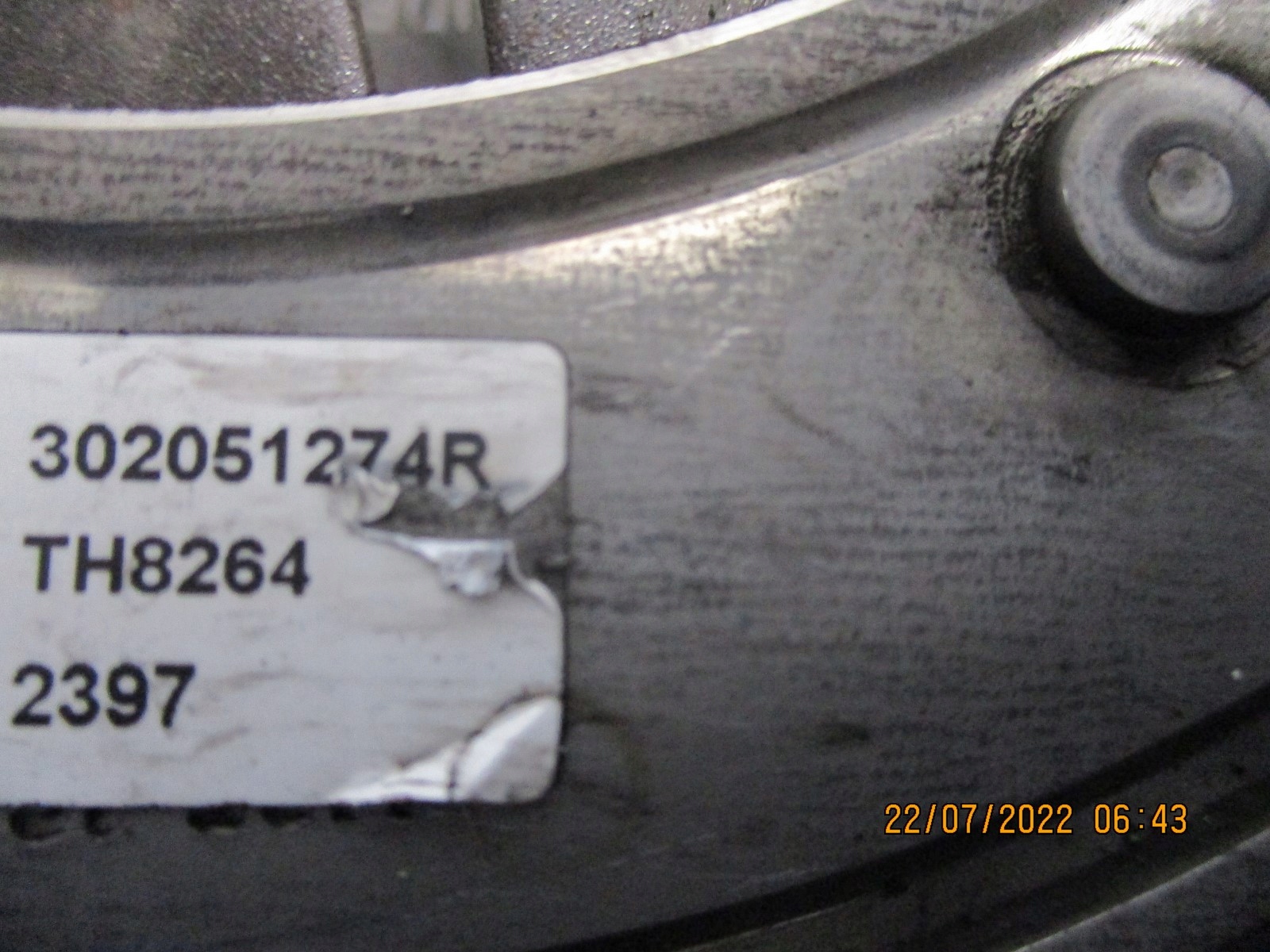 clutch TALISMAN 2,0DCI 302051274R 302102392R