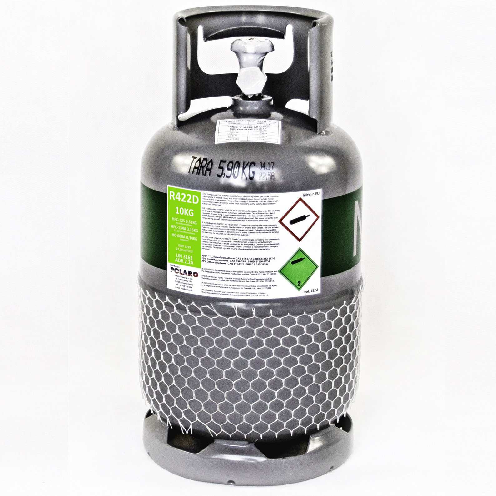CZYNNIK CHLODNICZY R422D MO29 10KG LEGALNY POLARO