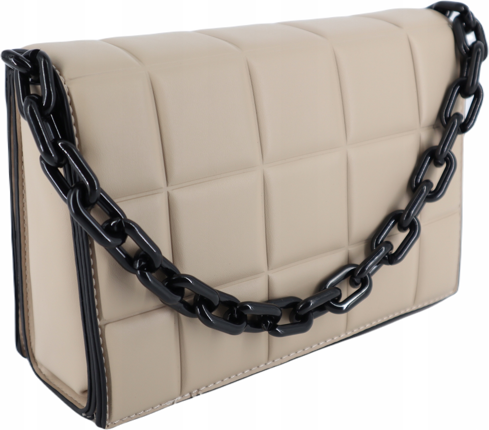 TOREBKA LISTONOSZKA KUFEREK MODNY PIKOWANY Z RĄCZKĄ Marka inna