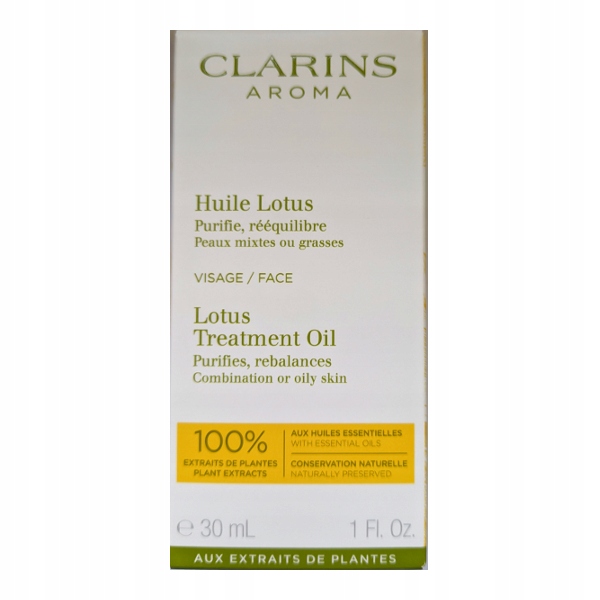 Clarins Lotus Treatment Oil olejek pielęgnacyjny