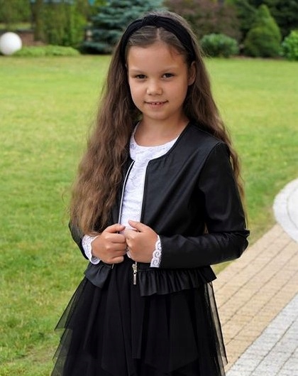 

Marinex Kurtka Czarne Bolerko Imitacja Skóry 140