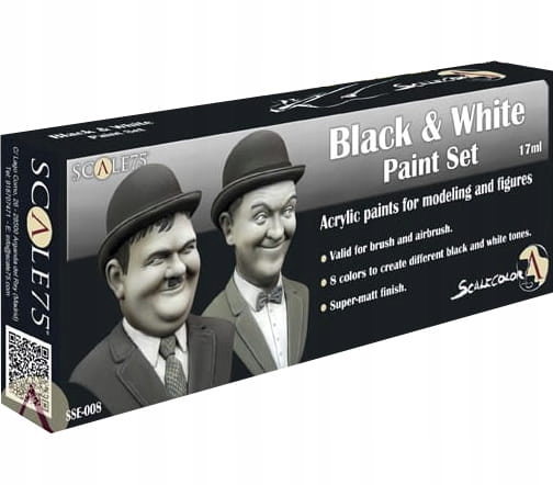 Zestaw farb Scale75 Black and White