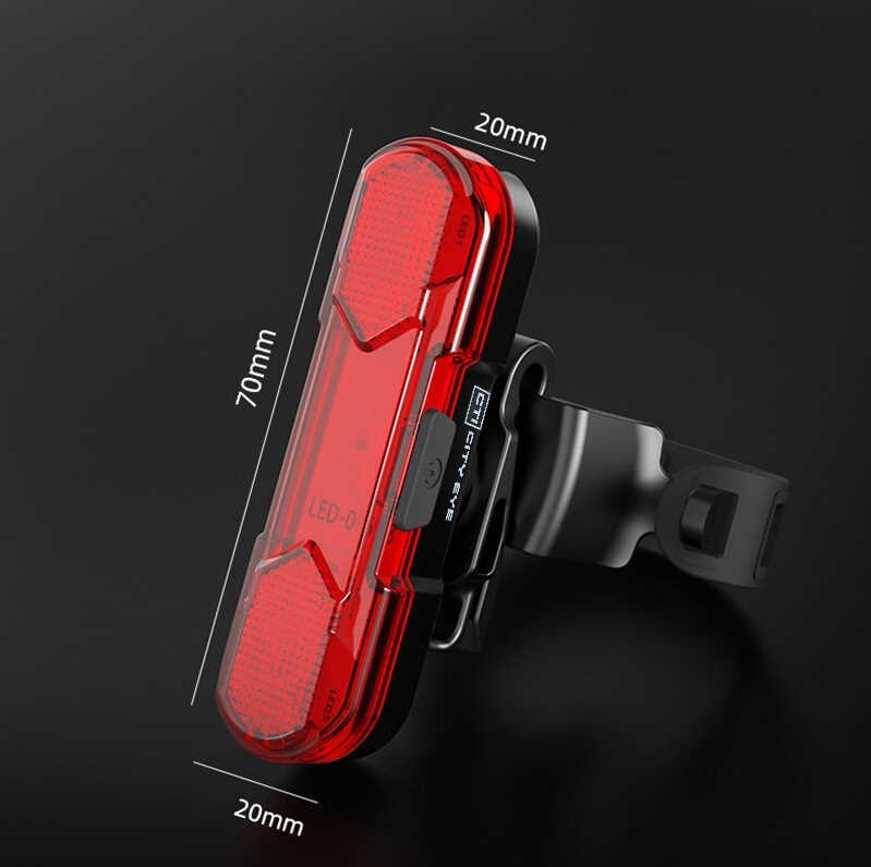 Lampka rowerowa tylna LED USB 60h 50lm EAN (GTIN) 5904161000235