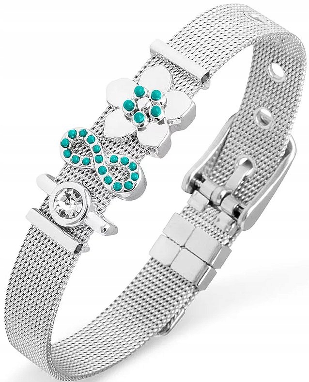 Stříbrný Dámský Náramek Pierre Ricaud Mesh Box