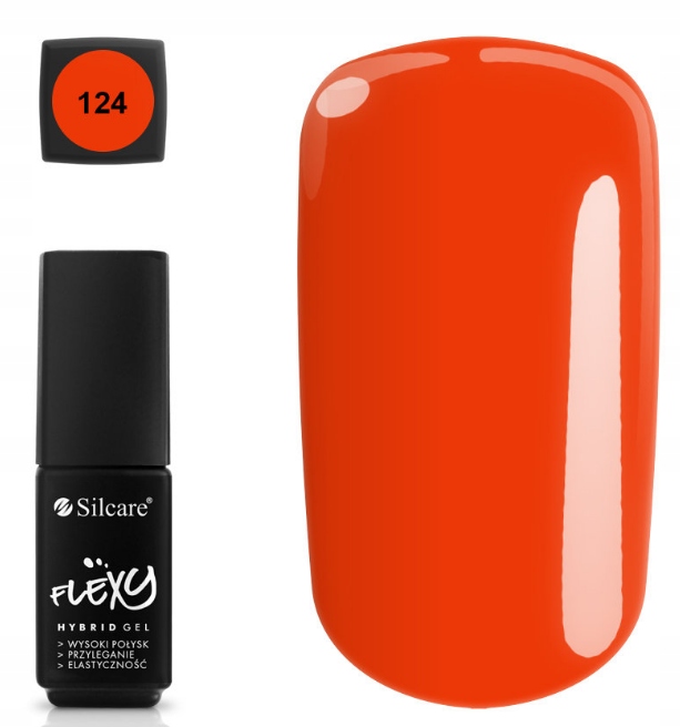 

Silcare Flexy Hybrid Lakier Hybrydowy 124