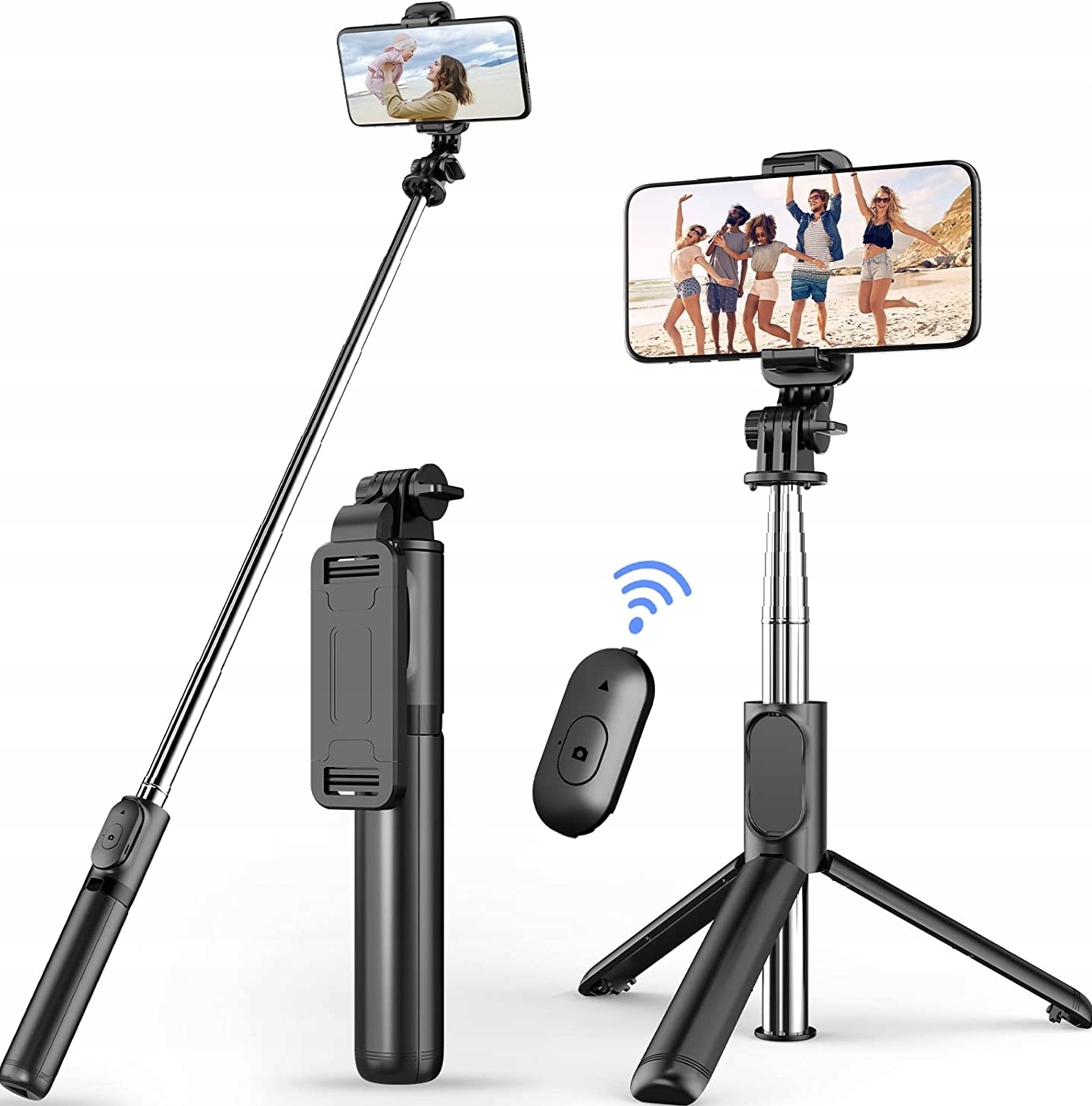 

Statyw Do Telefonu Z Pilotem Bluetooth Tripod