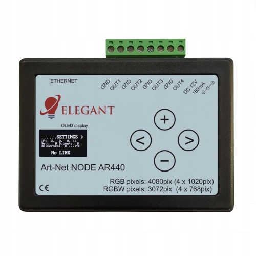 Brána Art-Net AR440 – Digitálny ovládač DMX