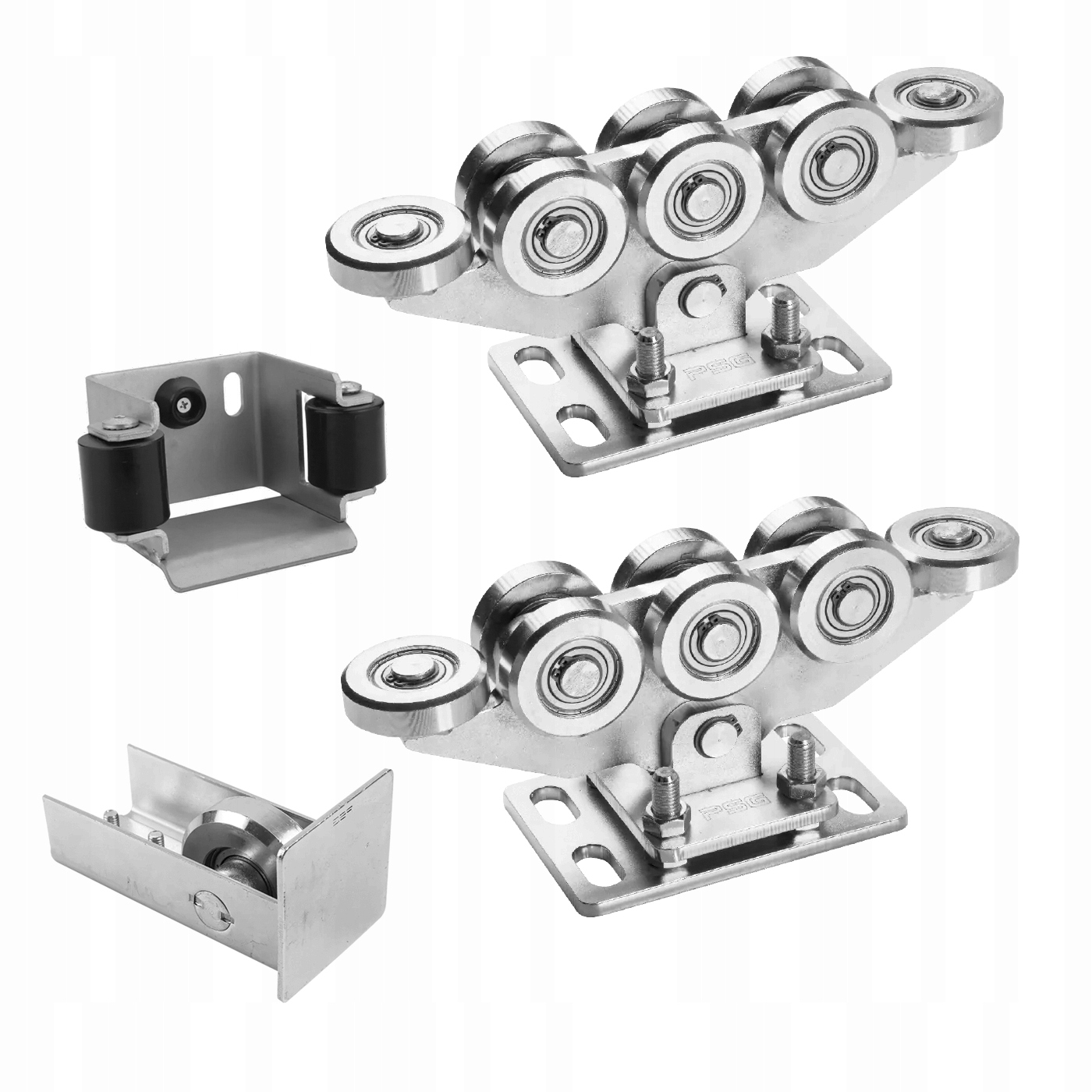 Balíček vozíkov 80 (8-valcových) pre posuvnú bránu s príslušenstvom