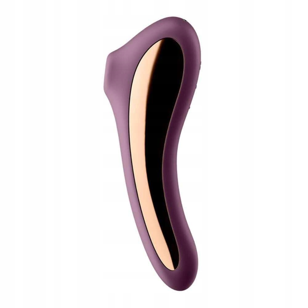 SATISFYER Dual Kiss Wibrator 2w1 Wodoodporny IPX7 Silikon Medyczny Lila — miniatura 4