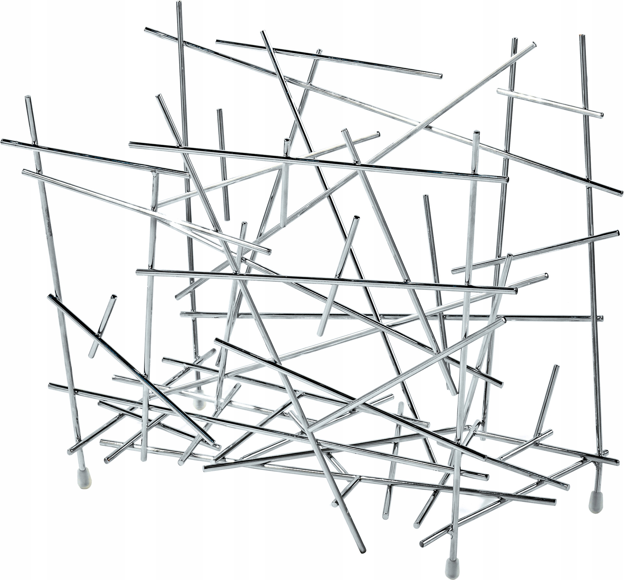 Alessi Blow Up Gazetnik Stojan na noviny Strieborný