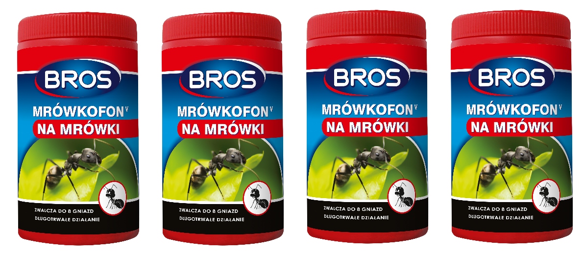 

Środek na mrówki Mrówkofon Bros 60 g x 4 szt