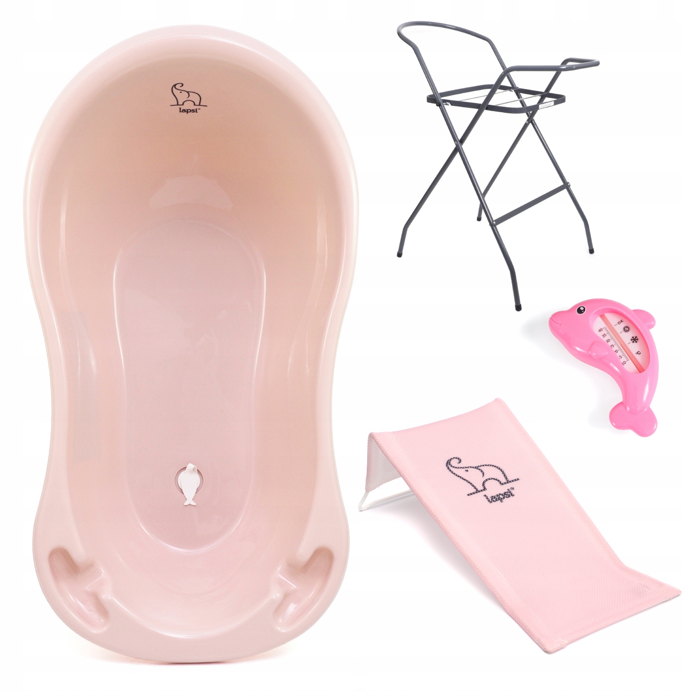 

Zestaw Lapsi Wanienka 86 Stojak Leżaczek Termometr