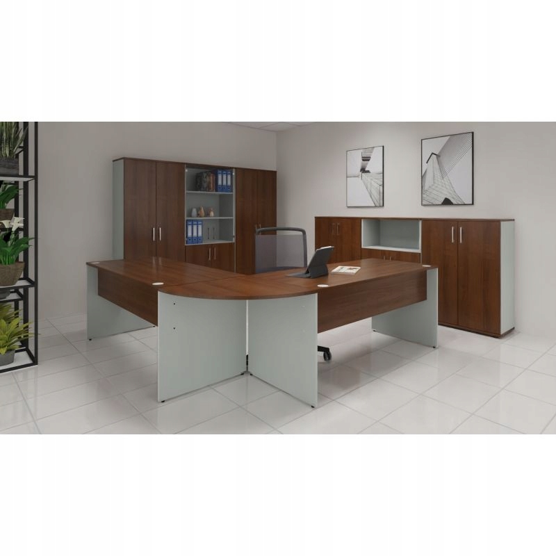 Regał R-80-2 SILVER ORZECH CAMARO + SZARA PLATYNA Stan opakowania oryginalne