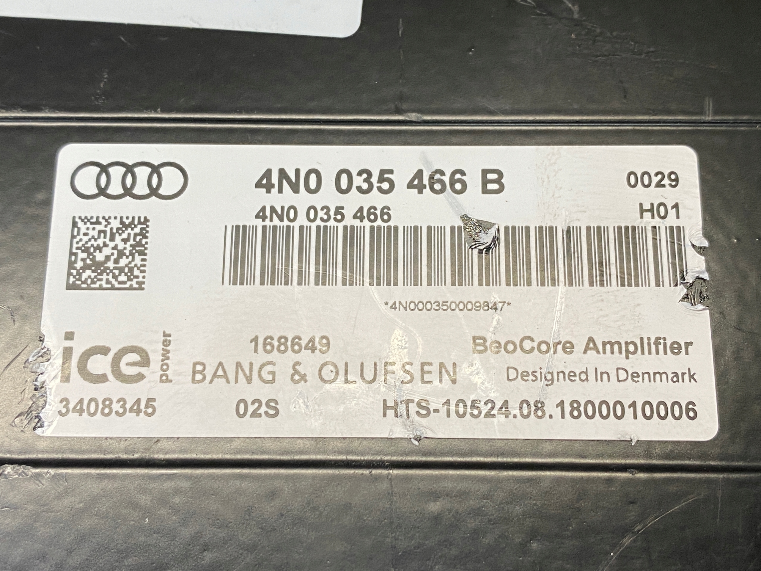 AUDI A6 A7 A8 Q8 amplifier bang OLUFSEN 4N0035466B
