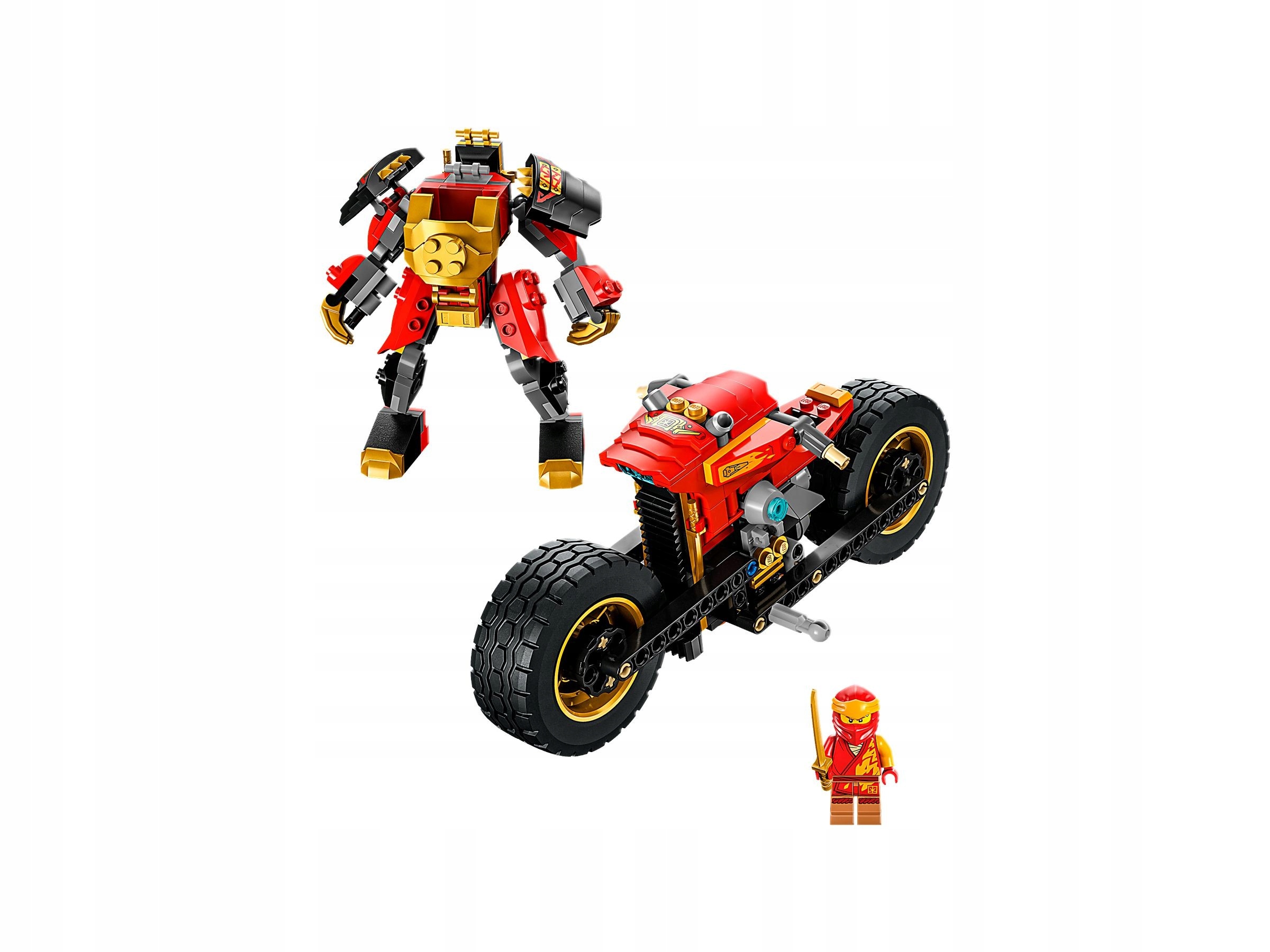 LEGO NINJAGO 71783 JEŹDZIEC-MECH KAIA KLOCKI Płeć chłopcy dziewczynki