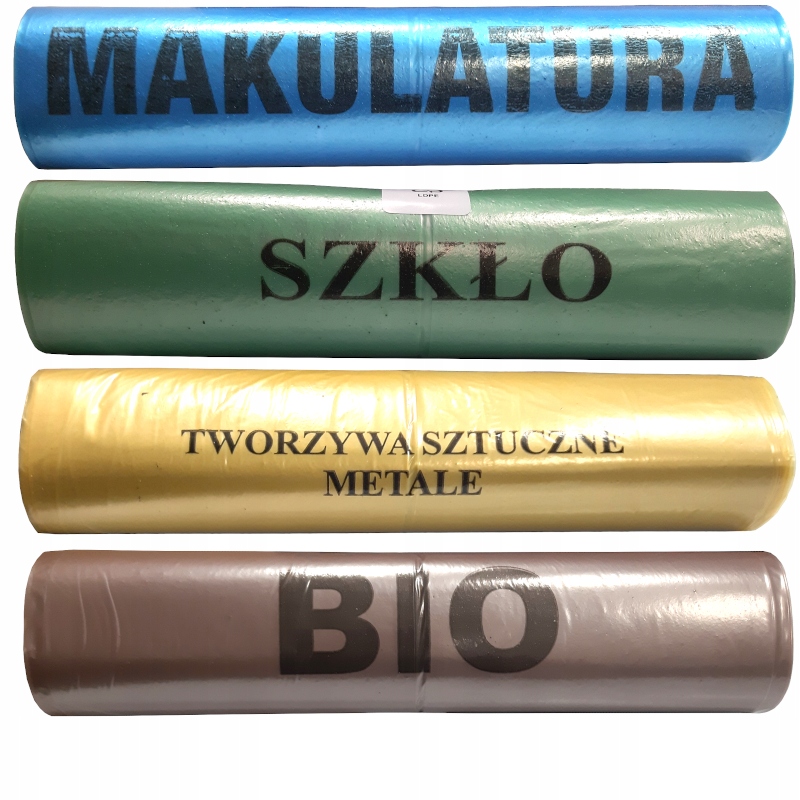 

Worki Na Śmieci Do Segregacji Odpadów Zestaw 120L