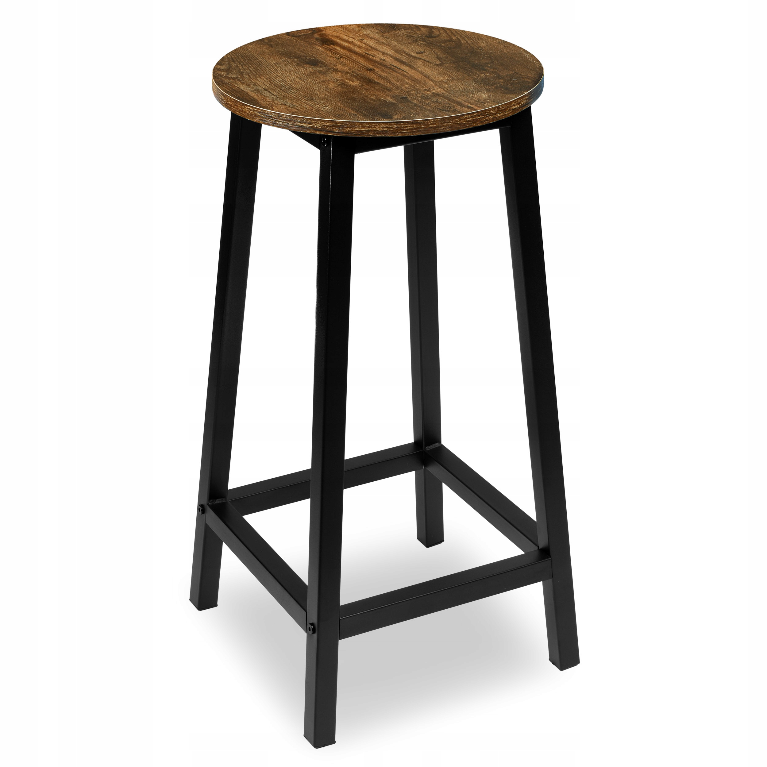 

Stołek Barowy Taboret Metalowy Hoker Okrągły Loft