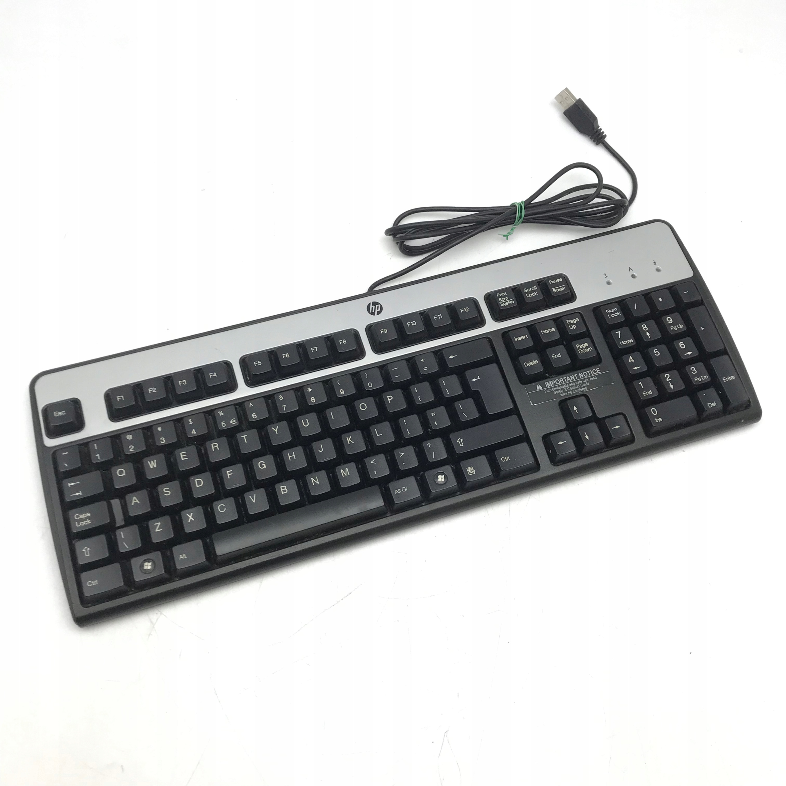 KLAWIATURA USB HP KU-0316 QWERTY ORYGINALNA