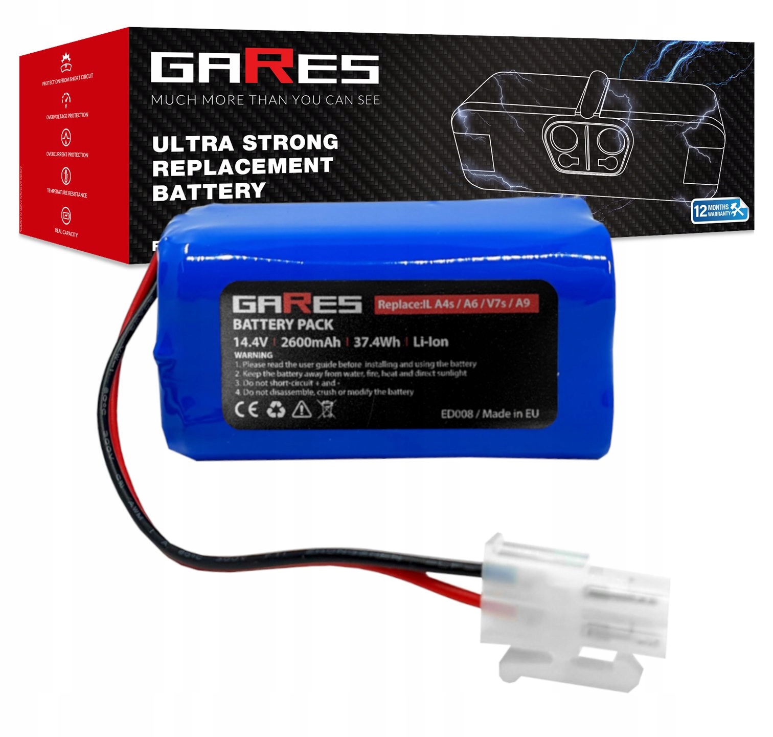 Bateria Akumulator do Silvercrest SSR1 SSRA1 14,4V/14,8V 2,6Ah