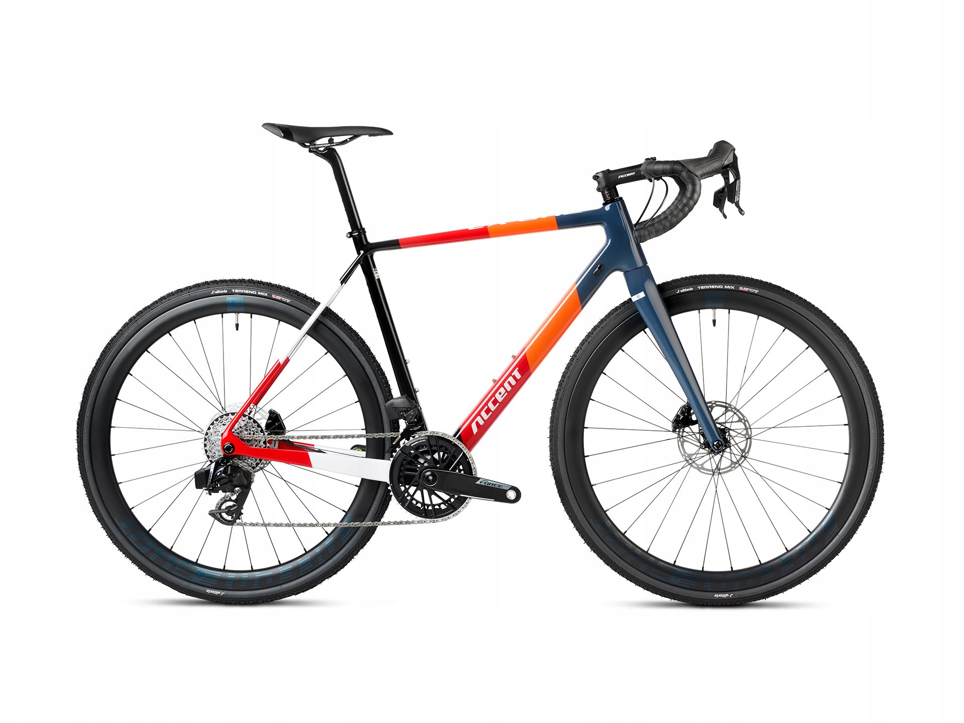 Rower przełaj Accent Cx-one Carbon Force Axs Obsidian Flame L eBon 250 zł