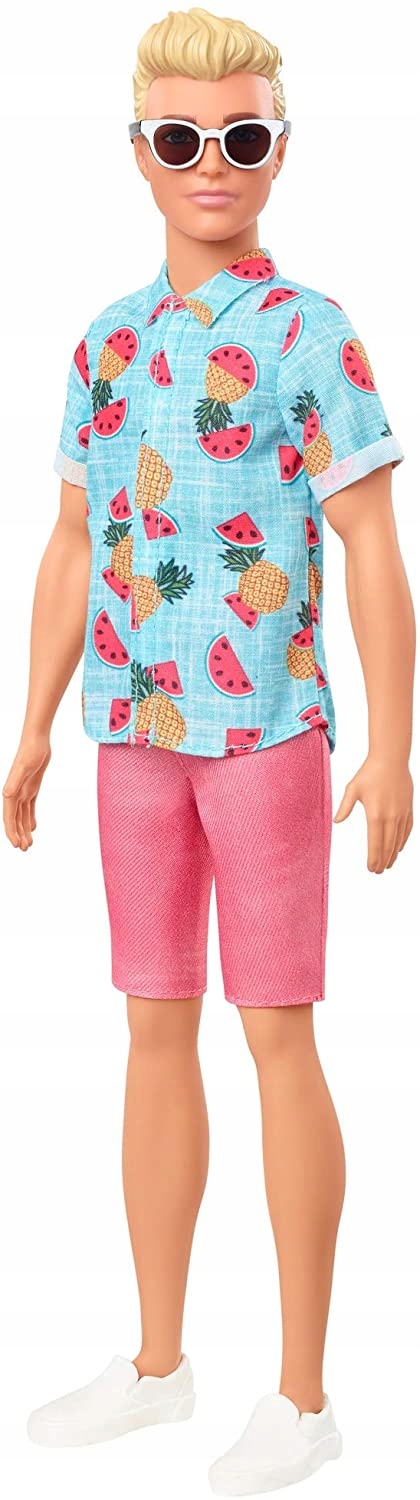 

Barbie Stylowy Ken Owocowa koszula GYB04