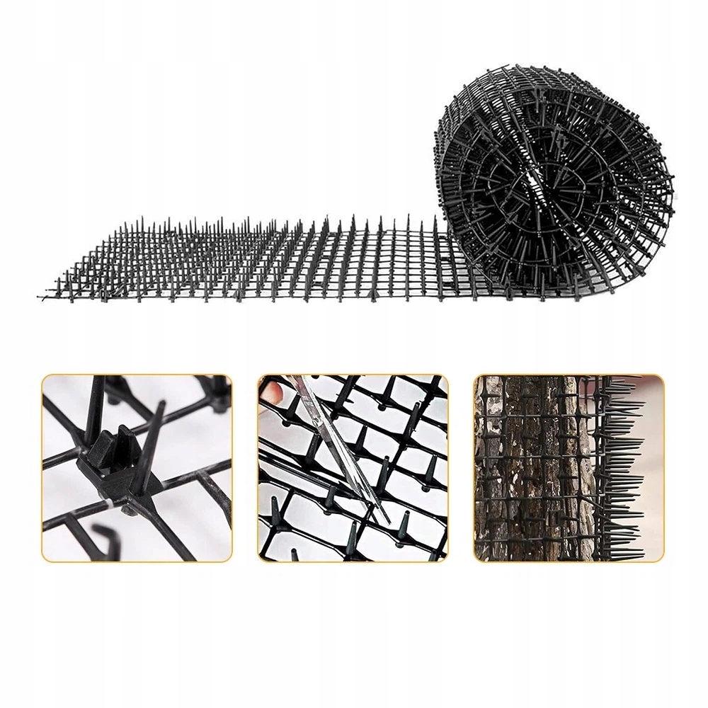 Odpuzovač Koček, Ostnatý, Pro Zahradu, 30 X 400 CM, Proužky, Odpuzovač