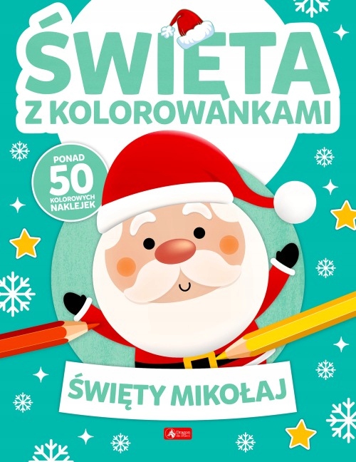 

Święta z kolorowankami Święty Mikołaj